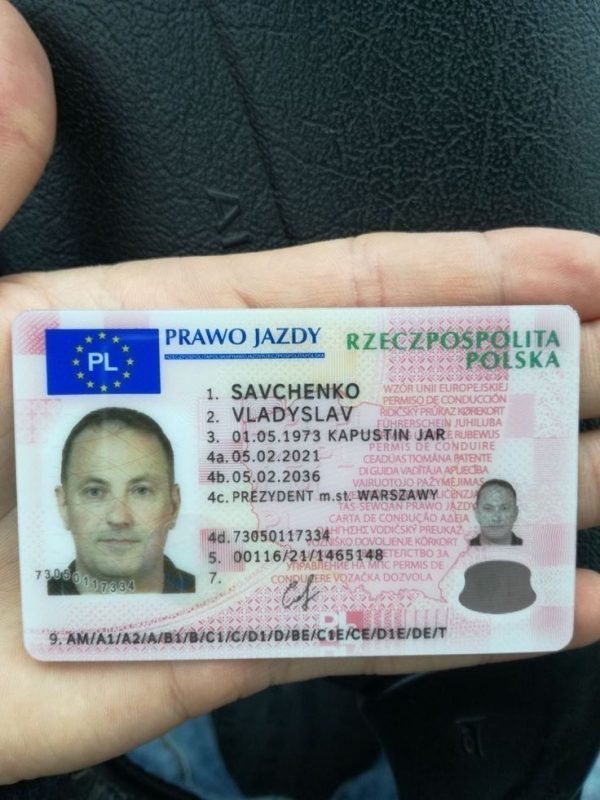 Kup oficjalne prawo jazdy kategorii C