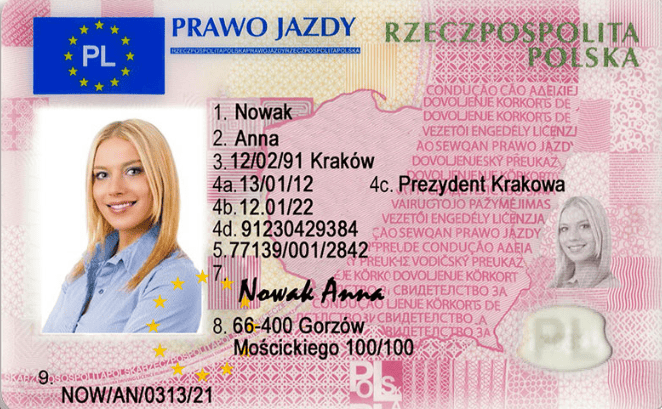 Prawo jazdy B1 na sprzedaż w Warszawie